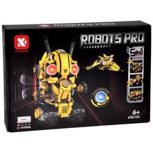 Sada Technických blokov Robots Pro 5-v-1 s diaľkovým ovládaním a LED svetlom.