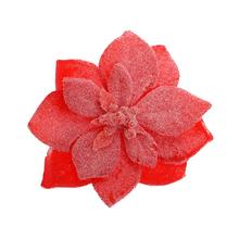 POINSETTIA ČERVENÁ zasněžovat. CLIP 12CM - FLORASYSTEM