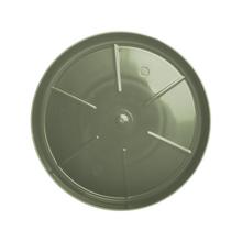 603 MISKA NR2  SIVO-ZELENÁ 12,6xh1,8CM - Miska okrúhla pod kvetináč | FLORASYSTEM