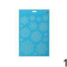 Vianočná fólia na okná so snehovými vločkami.