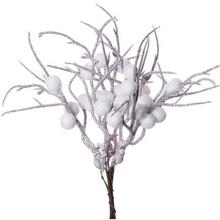Větvička přírodní bílá - Bobule bílé | FLORASYSTEM