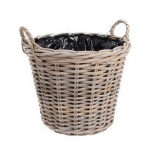 Kôš ratan s ušami /fólia stredný - Proutené obaly | FLORASYSTEM