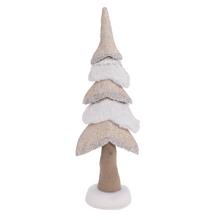 STROMČEK BIE/BÉŽ TEXTIL 18*12*52CM - FLORASYSTEM