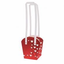 taška na kvety Valentín veľká 16,5x11,5x11,5cm/výška 45/18,5cm - Obalový materiál | FLORASYSTEM