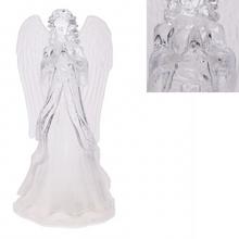 LED svetlo v tvare anjela, 15x11x23 cm.