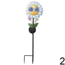 Solárna slnečnica so slnečnými okuliarmi