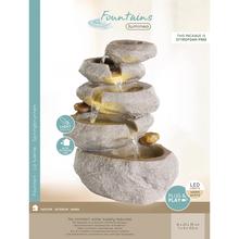 Fontána vodopád z polyres s transformátorom do interiéru aj exteriéru.