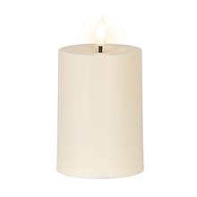 Solárna sviečka plastová stabilná D.7cm H.10cm - Záhradné osvetlenie | FLORASYSTEM