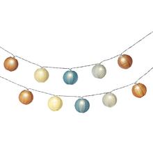 Solárne šnúrové svetielka z nylonu, stabilné D.7.5cm L.450cm - Záhradné osvetlenie | FLORASYSTEM