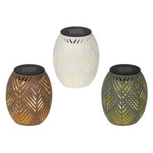 Solár lampáš kovový stabilný 3ass pr.12/V15cm - Záhradné osvetlenie | FLORASYSTEM