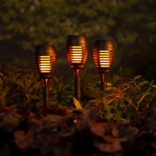 Solár zápich S/4 s efektom plast. plameňa ohňa pr.7,5/V27cm