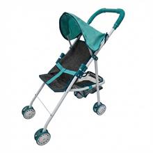 Kočík pre bábiky modro-šedý - FLORASYSTEM