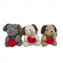 Kovová kľúčenka, psík so srdcom, 8cm - Kľúčenky | FLORASYSTEM