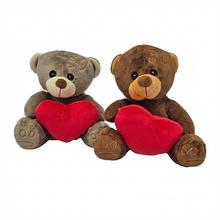 Plyšový medvedík s červeným srdcom, 18cm - Plyšové hračky | FLORASYSTEM