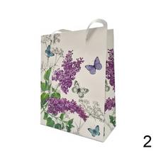 Darčeková taška s lúčne kvety a motýle.