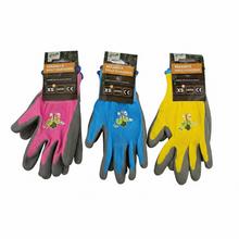 Rukavice detské do záhrady ,,6,, mix farba - Pracovní a ochranné pomůcky | FLORASYSTEM