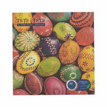 TL128400 SERVÍTKY 33x33 cm/20ks/3vrst. Eastern Wax Eggs - Ubrousky | FLORASYSTEM