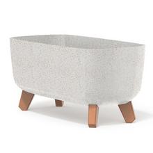 DGCL400W HRANTÍK GRACIA CASE ECO WOOD BIELA ECO 39X19,5XV18,7CM - Na nožičkách | FLORASYSTEM