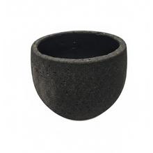 KV-41 KVETINÁČ UMELÝ KAMEŇ GRANITE GRAND LOTUS SANBLASTED BLACK 32x27  - FLORASYSTEM