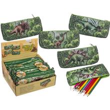 Plastové puzdro so zipsom, dinosaurus, 21x9,5cm - Ostatní pomůcky | FLORASYSTEM