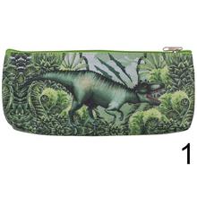 Plastové puzdro so zipsom s motívom dinosaurov.