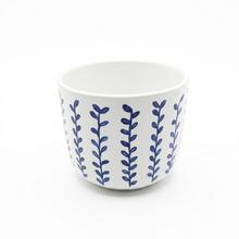 OBAL BARI RETRO BLUE LEAVES 13CM - Obal jednobarevný | FLORASYSTEM