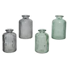 Váza sklo 4ass pr.6,5cm/V10cm - FLORASYSTEM