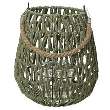 Lampáš papier pr.21/V22cm - Lucerny dřevo/kov | FLORASYSTEM