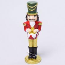 Vánoční vojáček s bubnem v červené barvě.