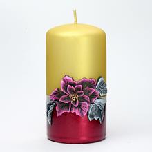 Vánoční svíčka Hvězda s dekorací