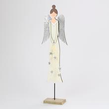 Dřevěný anděl s LED54x14,5x6 - FLORASYSTEM