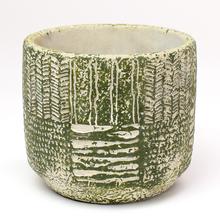 AKCIA OBAL Lynn pot round green - h12,5xd14cm - FLORASYSTEM