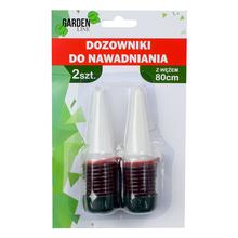 Zavlažovací dávkovače s hadičkou 80 cm, 2 kusy.
