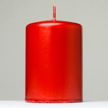 Červená vánoční svíčka OPAL VAL.7x10