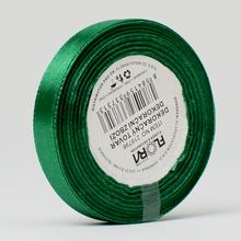 Zelená saténová stužka 10mm 15m