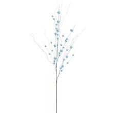 Umělá větev s modrými bobulemi, 70 cm