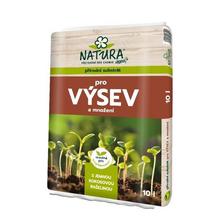 Substrát NATURA VÝSEV A MNOŽENÍ 10L pro výsev a množení rostlin.