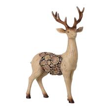 Dekorace jelena z polyresinu.