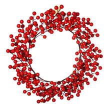 Věnec s červenými bobulemi
