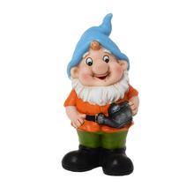 Keramický trpaslík s konvičkou