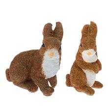 Hnědá směs zajíčků na Velikonoce.