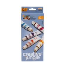 Sada temperových barev Premium 12ml, 12 barev.