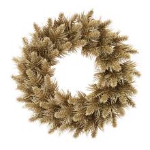 Umělý věnec šiškový o průměru 28,6 cm.