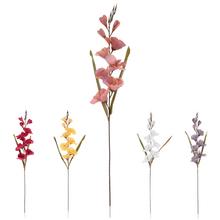 Umělé květy gladiola mix v různých barvách.