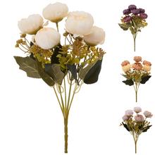 Kytice ranunculus se zeleným mixem, 30 cm.