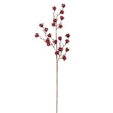 Větev s bordovými bobulkami, 76 cm dlouhá.