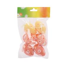 Sada plastových vajíček na Velikonoce, 6 kusů.