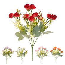 Kytice ranunculusů v mixu barev.