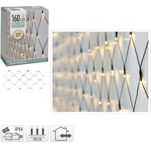 LED síťová světla s 160 teplými bílými LED diodami.