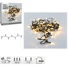 LED světýlka s teplou bílou barvou, 240 LED, délka 18 m.